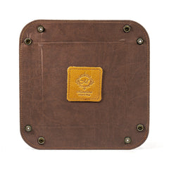Manufactus Catch All Leather Tray Leather Tray Manufactus by Luca Natalizia 