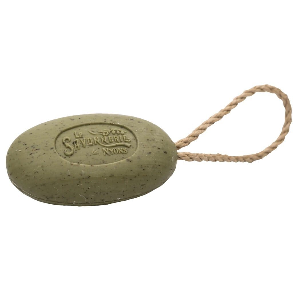 Scratch and Dent Fendrihan La Savonnerie de Nyons Exfoliating Soap on a Rope, Olive (Scratched Soap) 