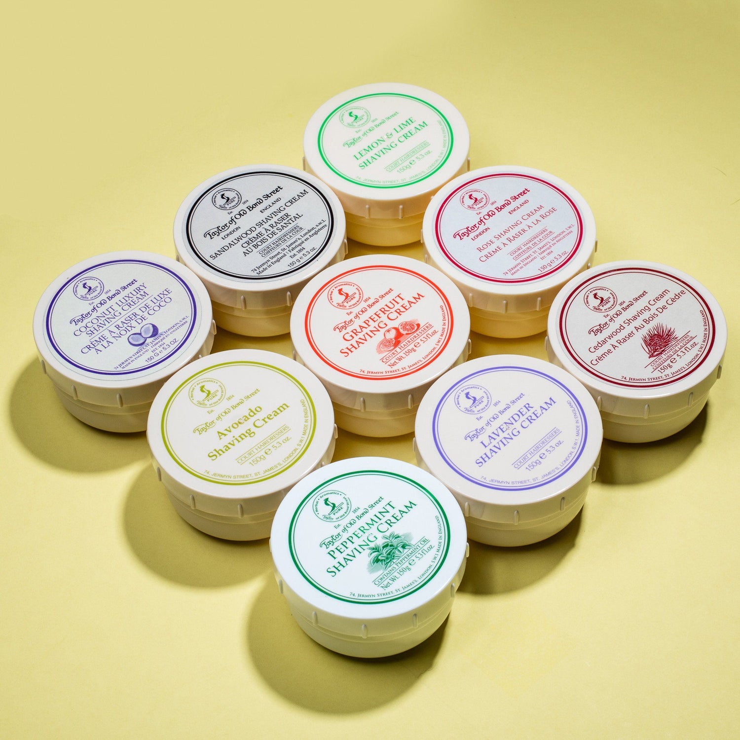 Taylor of Old Bond Street Shaving Cream Bowl, Coconut Shaving Cream Taylor of Old Bond Street 