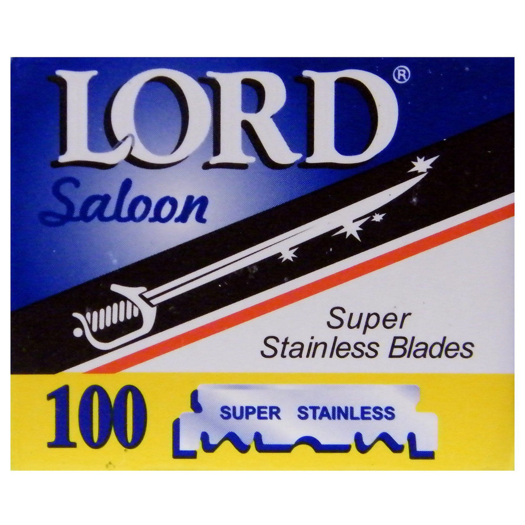 100 Lord Super Stainless Half Blades for Barber Razors Razor Blades Other 