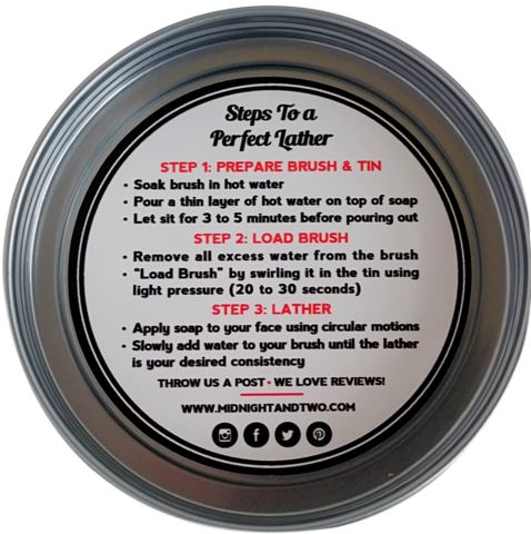 Midnight & Two Shaving Soap, The Cabin Shaving Soap Midnight & Two 