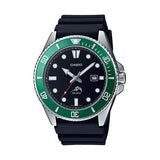 CASIO MDV106 Series Classic Men’s Analog Watch Watch Casio Black/Green 