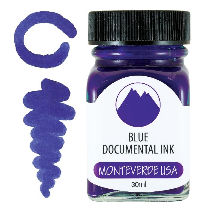 Monteverde Fountain Pen Ink Bottles Ink Refill Monteverde Documental Blue 