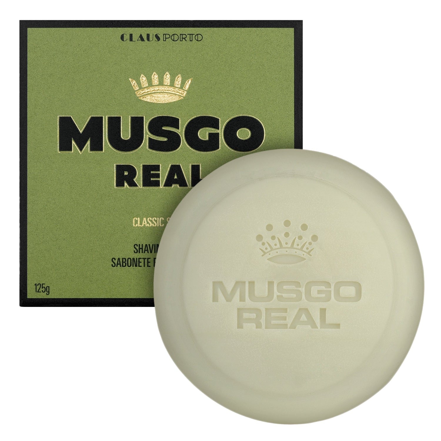 Musgo Real Men's Shave Soap, Classic Scent Shaving Soap Musgo Real 