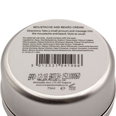 Morgan's Moustache and Beard Cream Men's Grooming Cream Morgan's Pomade Co 