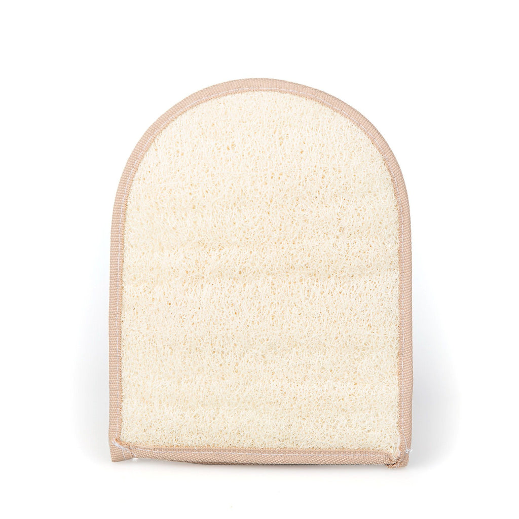 MUMO Double Sided Natural Egyptian Loofah and Cotton Glove Body Exfoliating Mitt MUMO 