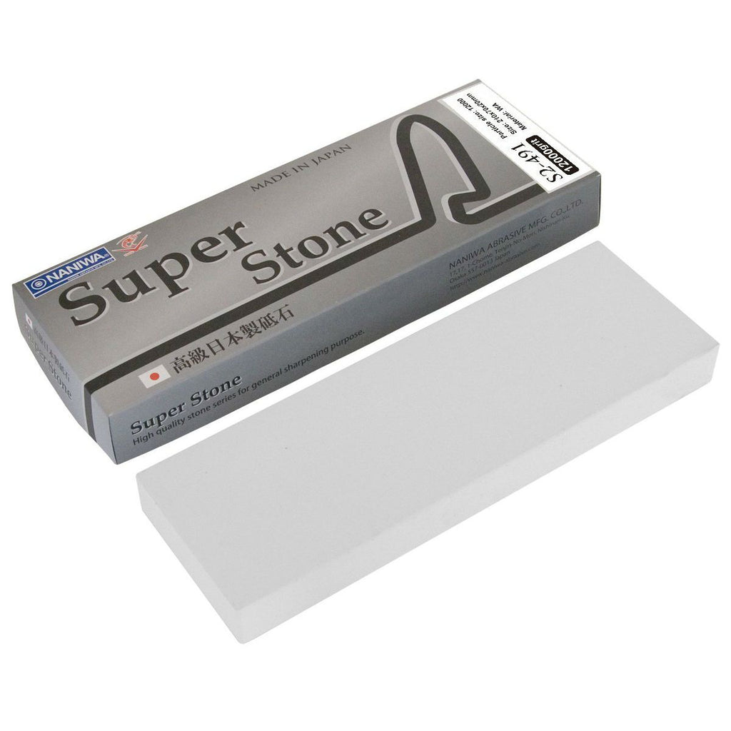 Naniwa "Super Stone" Waterstone Hone, 12000 Grit Sharpening Stone Naniwa S2 Super Stone: 20 mm 
