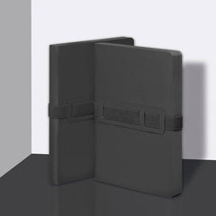 Nuuna Voyager Large Black Notebook, Black Paper Edges Notebook Nuuna 