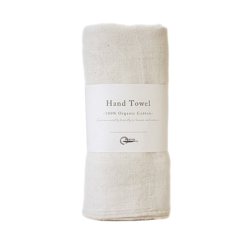 Nawrap Organic Cotton Hand Towel Towel Nawrap Ivory 
