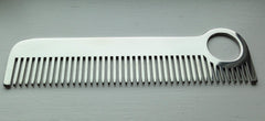 Chicago Comb Co. Model No. 1 Stainless Steel Medium-Fine Tooth Comb Comb Chicago Comb Co Mirror 
