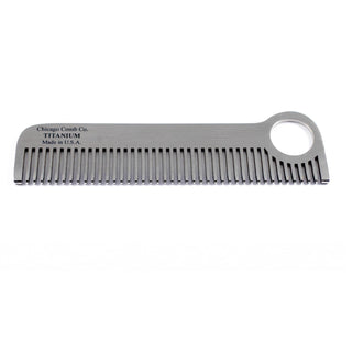 Chicago Comb Co. Model No. 1 Titanium Medium-Fine Tooth Comb Comb Chicago Comb Co 