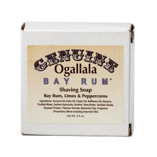 Ogallala Bay Rum, Limes and Peppercorns Shaving Soap Shaving Soap Ogallala Bay Rum 