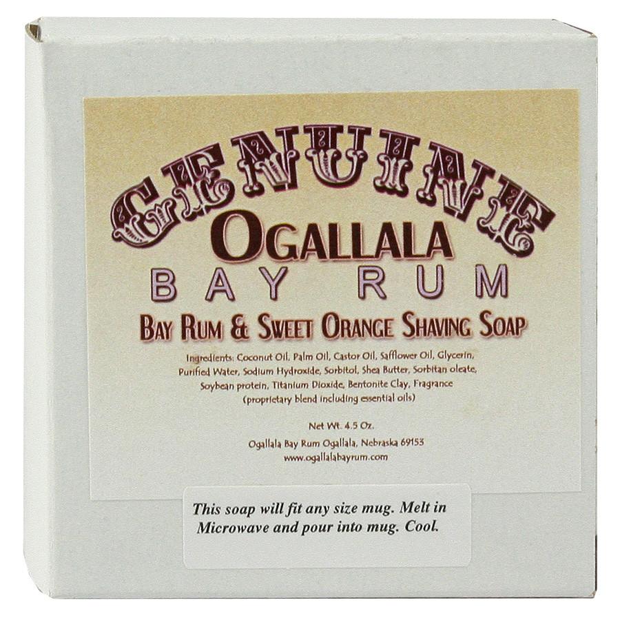 Ogallala Bay Rum and Sweet Orange Shaving Soap Shaving Soap Ogallala Bay Rum 