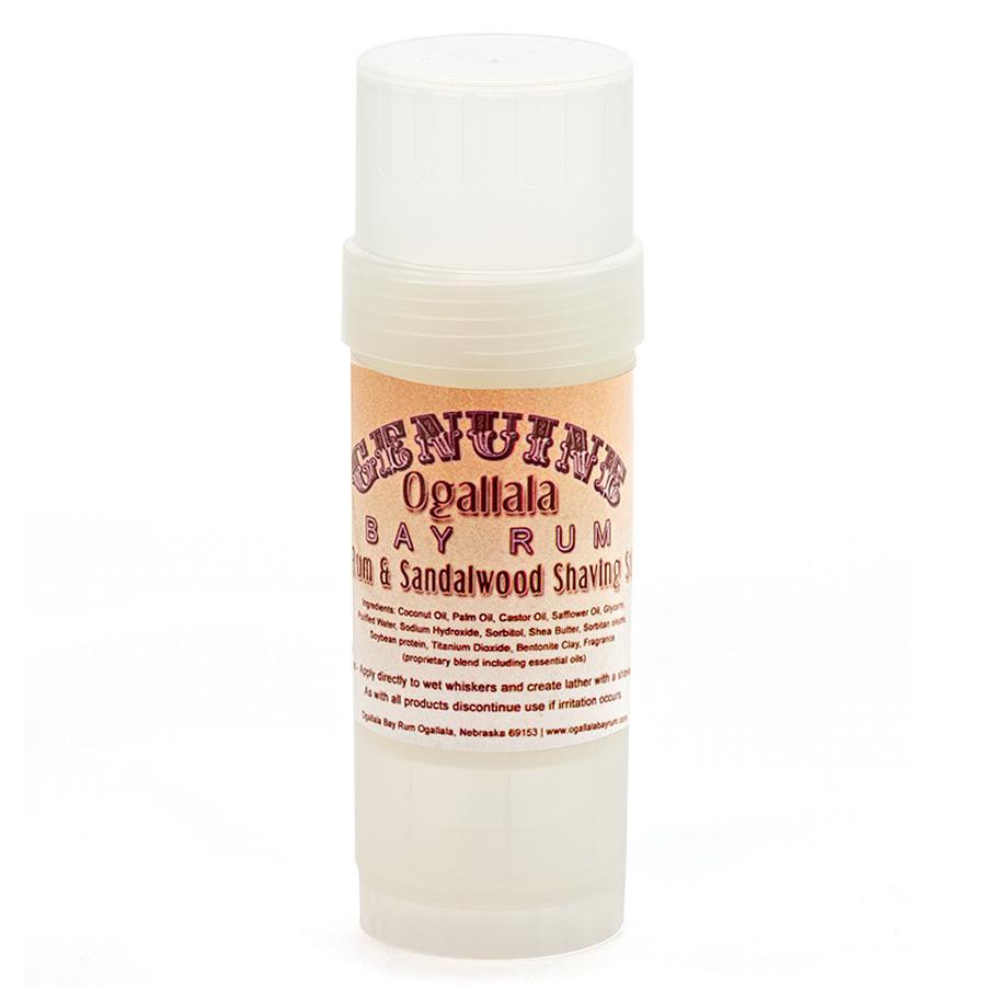 Ogallala Bay Rum and Sandalwood Shaving Soap Stick Shaving Soap Ogallala Bay Rum 