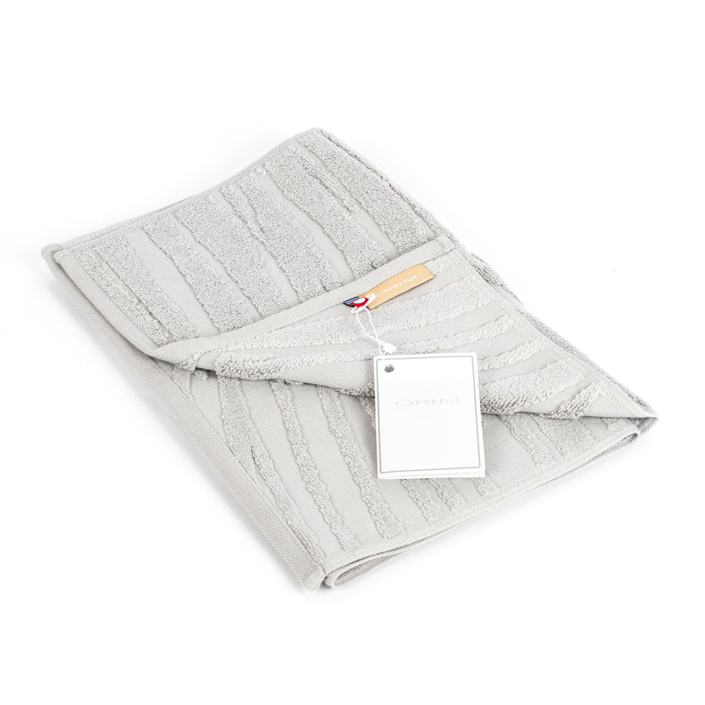 ORIM "TIGRE" Cotton Towel, Light Grey Towel ORIM Face Towel (32 x 85 cm) 