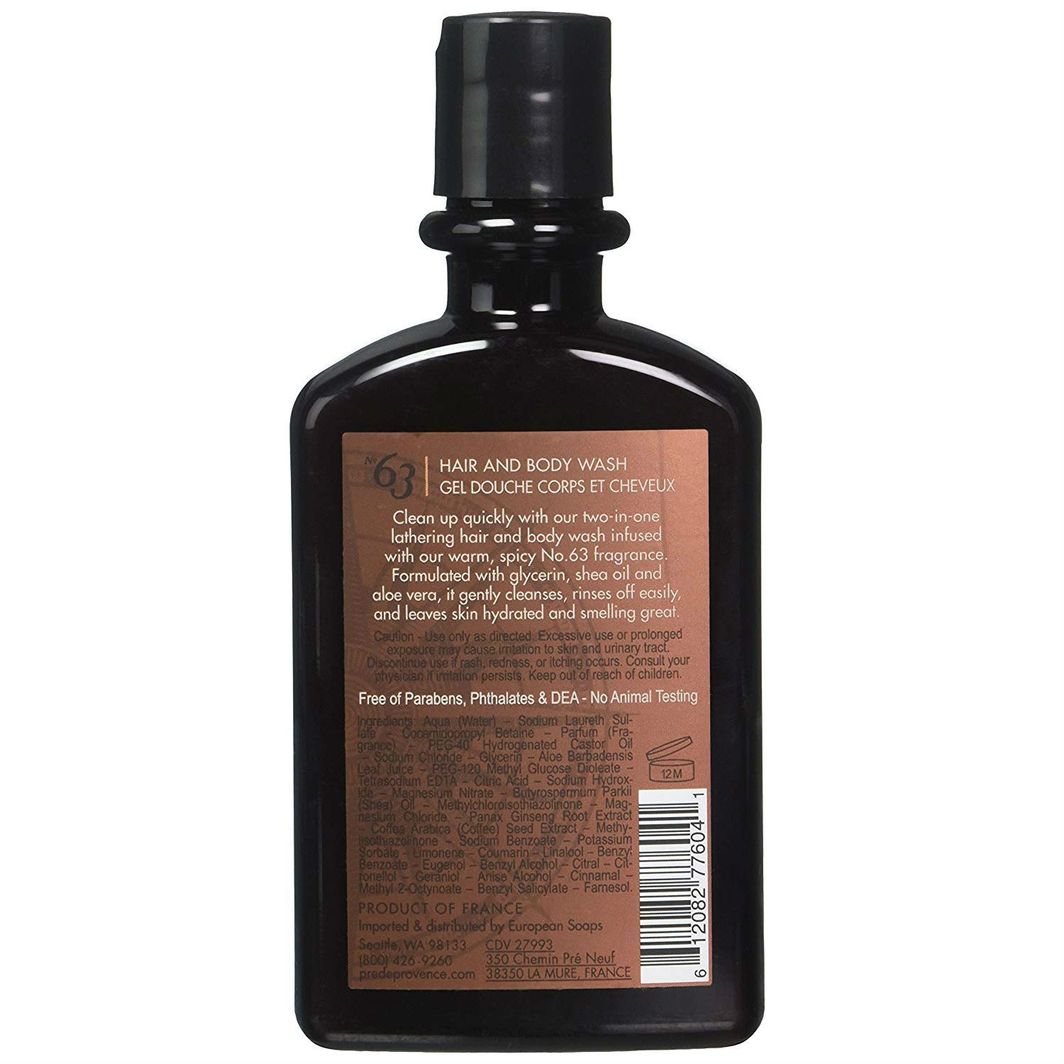 Pre de Provence No. 63 Men's Shower Gel Men's Body Wash Pre de Provence 