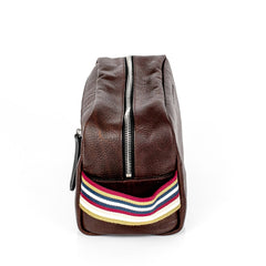 Pittards Dopp Kit, Attacama Leather Grooming Travel Case Pittards 