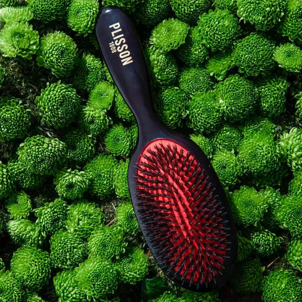 Plisson Pneumatic Hairbrush, Wild Boar Bristles and Nylon Pins Hair Brush Plisson - Joris 