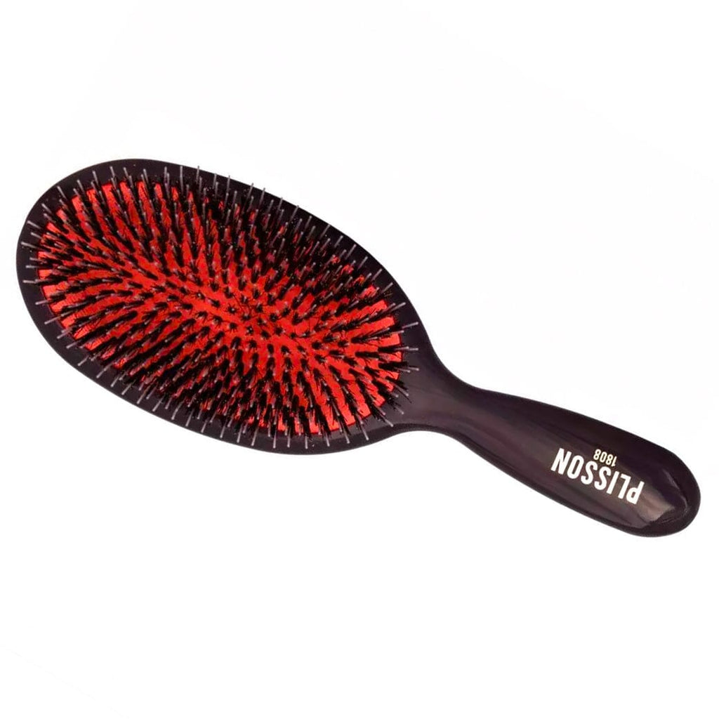 Plisson Pneumatic Hairbrush, Wild Boar Bristles and Nylon Pins Hair Brush Plisson - Joris Small 