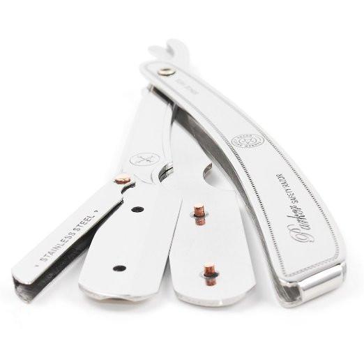 Parker SRX Heavy Duty Stainless Steel Handle Clip Type Barber Straight Razor Straight Razor Parker Razors 