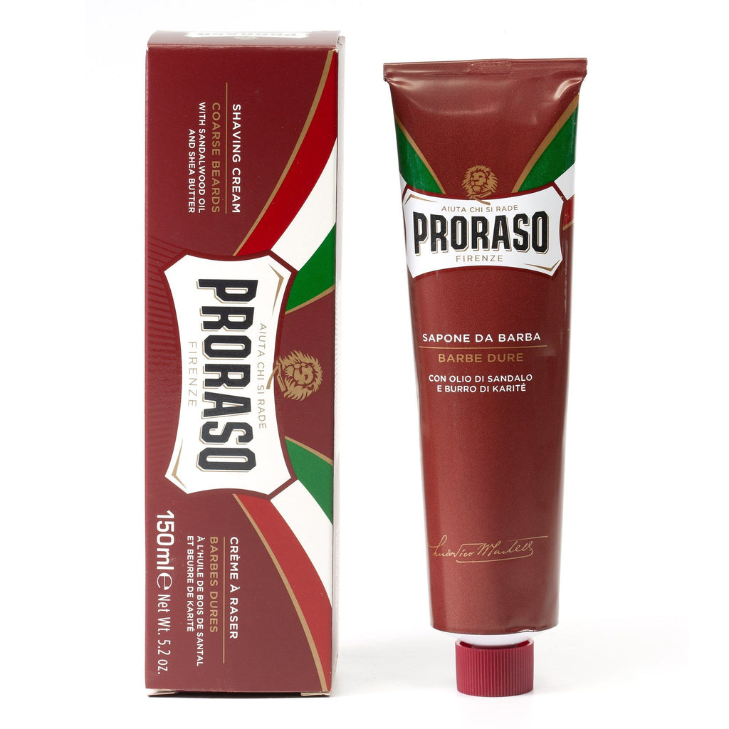 Proraso Red Shaving Cream for Coarse Beard with Sandalwood and Shea Butter Shaving Cream Proraso 