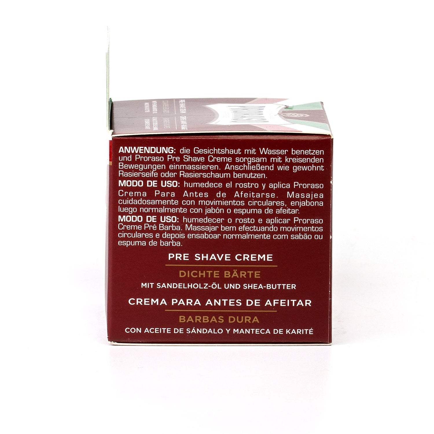 Proraso Red Pre-Post Shave Cream for Coarse Beard with Sandalwood and Shea Butter Pre Shave Proraso 