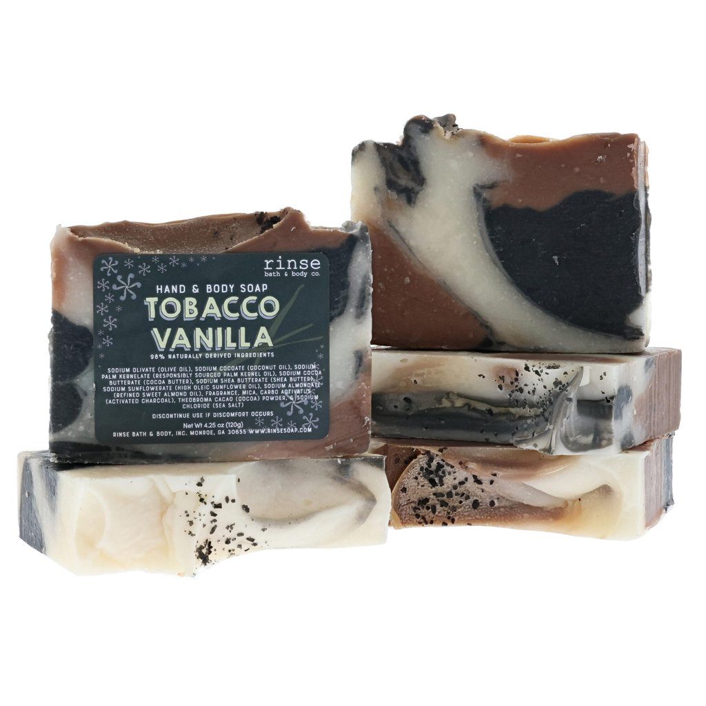 Rinse Bath & Body Co. Handmade Soap Body Soap Rinse Bath & Body Co Tobacco Vanilla 