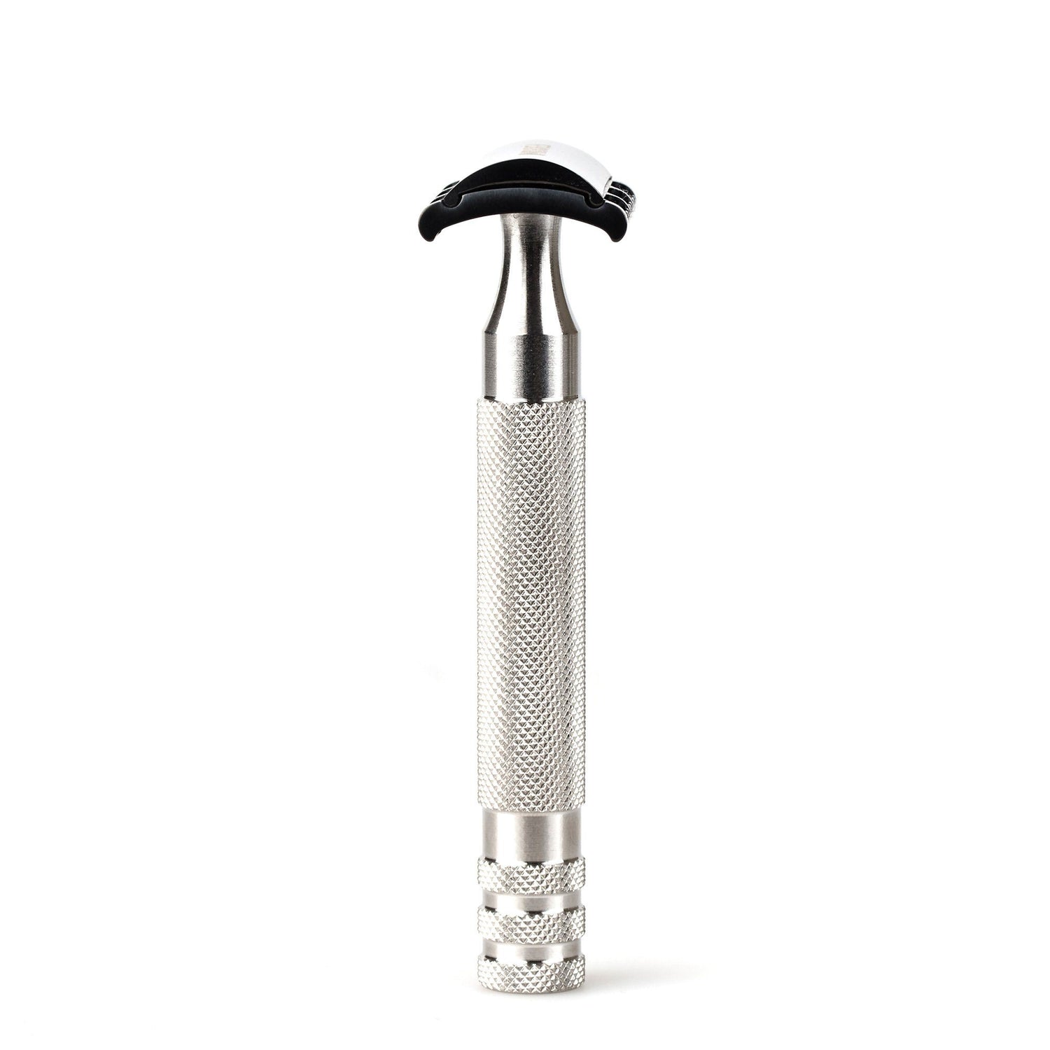 Fendrihan Stainless Steel Safety Razor with Black Polished PVD Coated Head, Limited Edition Double Edge Safety Razor Head Fendrihan 