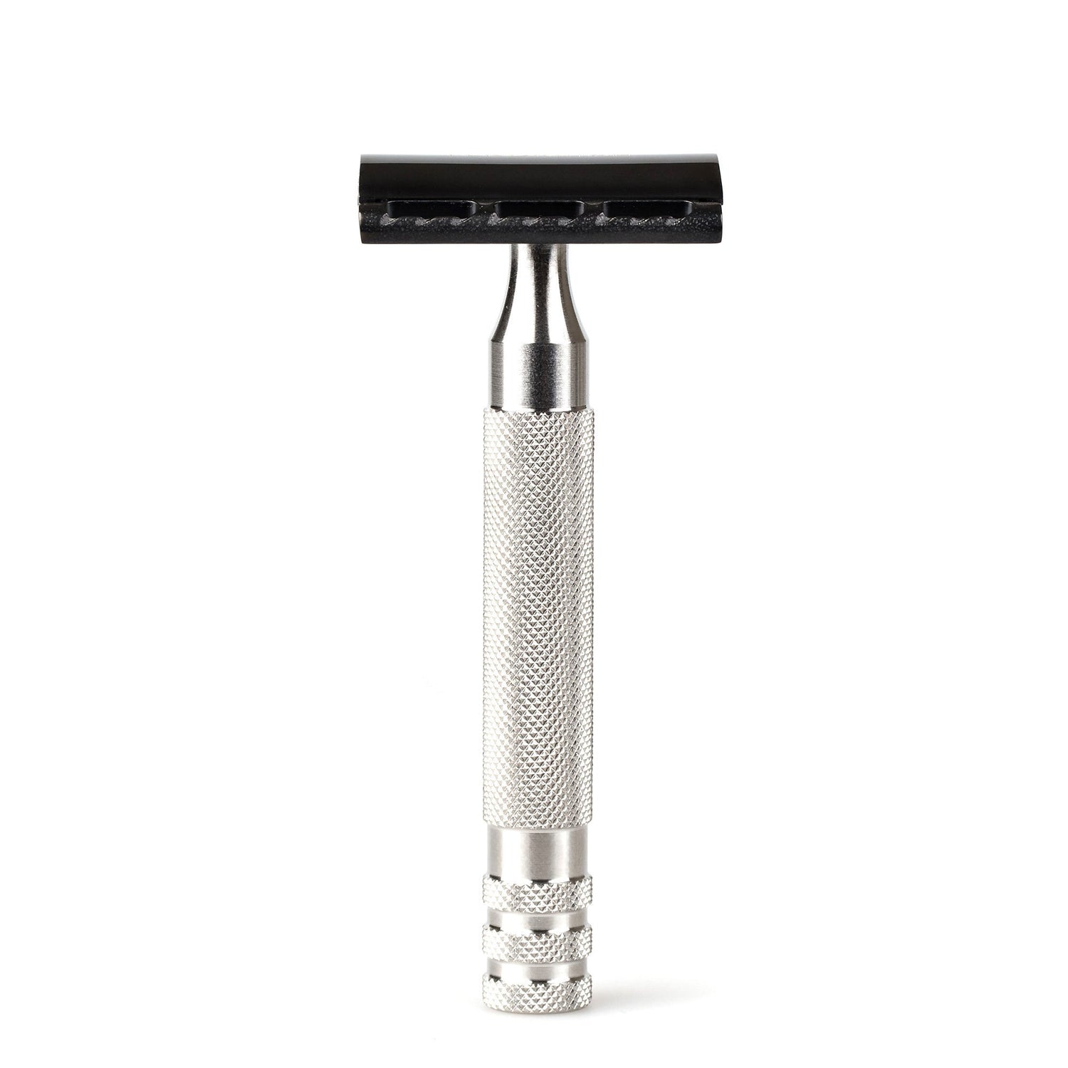 Fendrihan Stainless Steel Safety Razor with Black Polished PVD Coated Head, Limited Edition Double Edge Safety Razor Head Fendrihan 