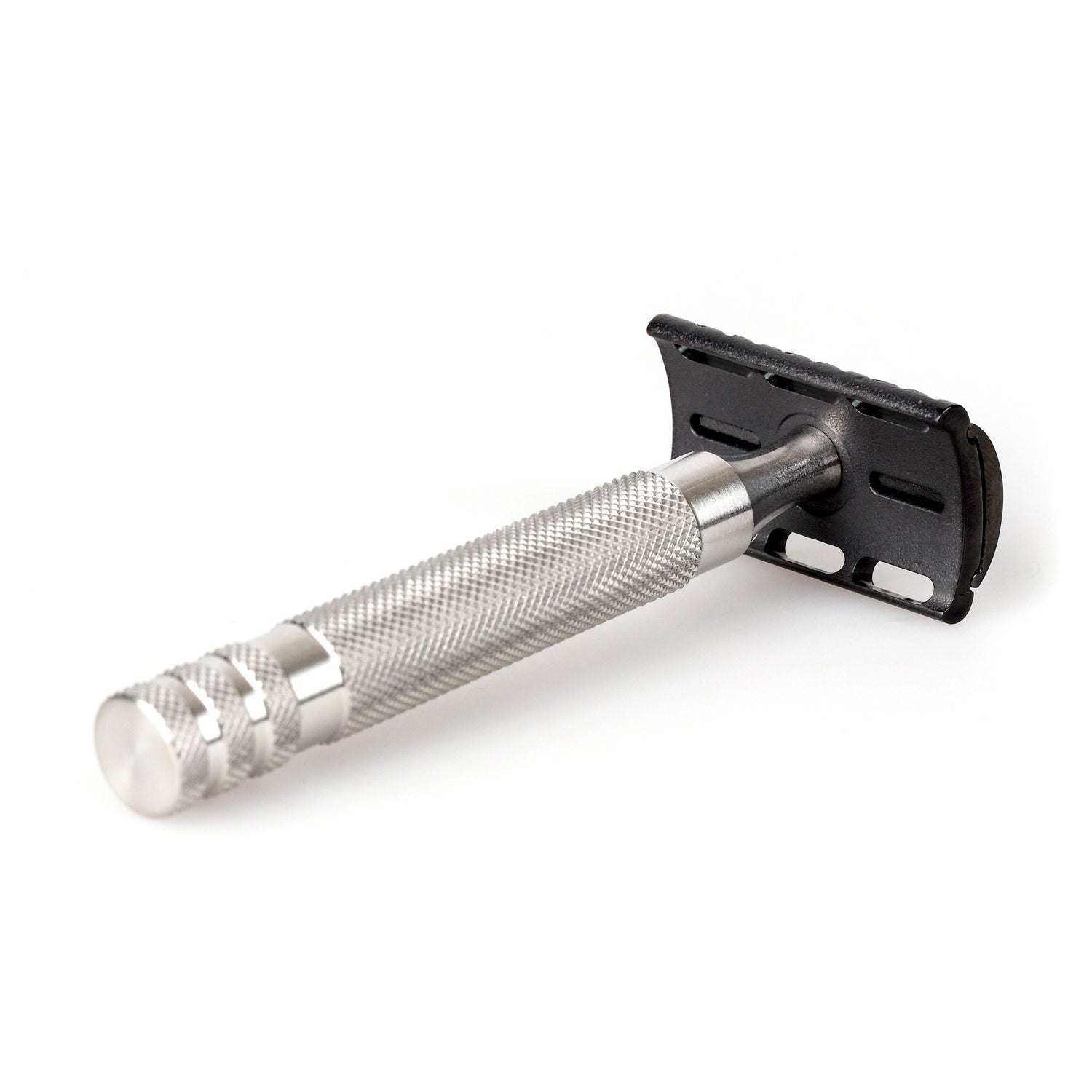Fendrihan Stainless Steel Safety Razor with Black Polished PVD Coated Head, Limited Edition Double Edge Safety Razor Head Fendrihan 