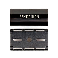 Fendrihan Stainless Steel Safety Razor with Black Polished PVD Coated Head, Limited Edition Double Edge Safety Razor Head Fendrihan 