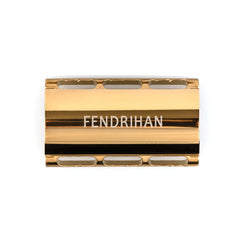 Fendrihan Stainless Steel Safety Razor with Gold PVD Coated Head, Limited Edition Double Edge Safety Razor Head Fendrihan 