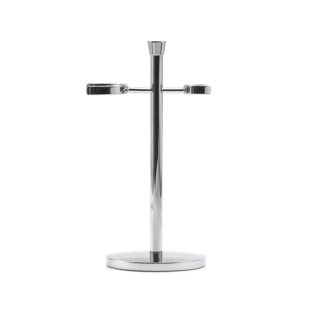 Chrome Plated Stand for Safety Razor & Shaving Brush, Made in Germany Shaving Stand Discontinued 