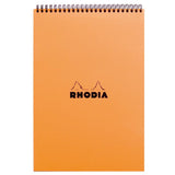 Rhodia Soft Cover Wirebound Pad, Orange, Graph Paper Notepad Rhodia 