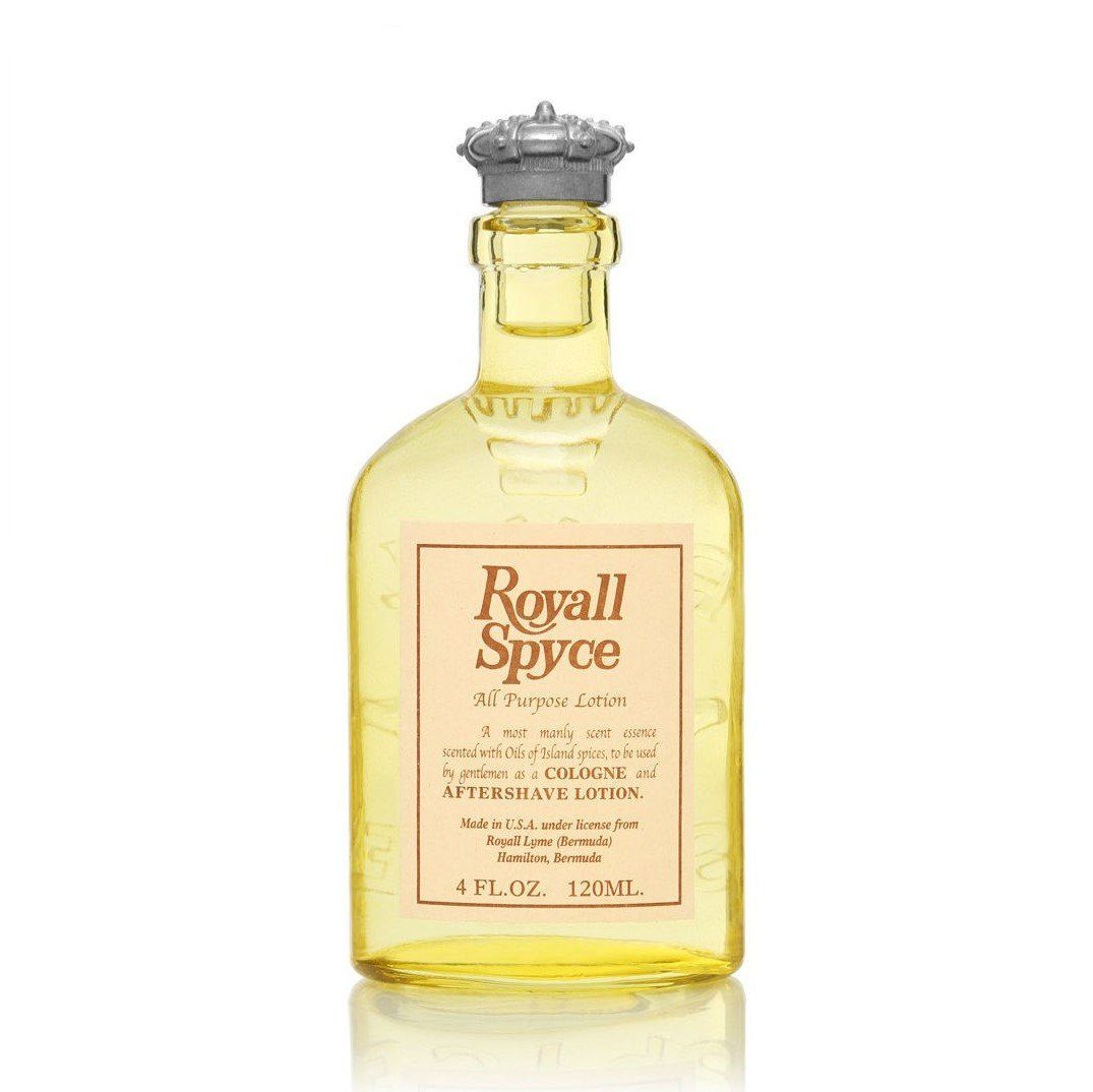 Royall Spyce All Purpose Lotion, 4 oz Natural Spray Aftershave Royall Lyme Bermuda 