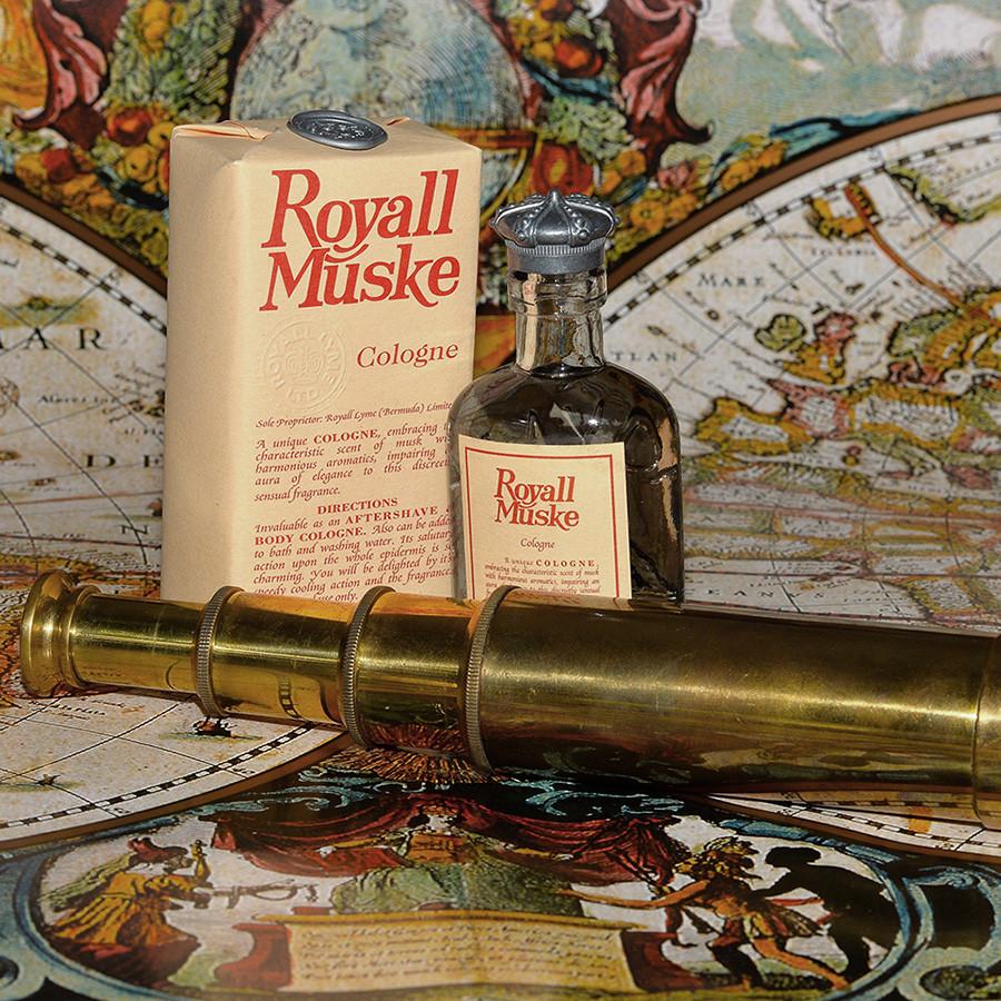 Royall Muske Cologne, 4 oz Natural Spray Men's Fragrance Royall Lyme Bermuda 