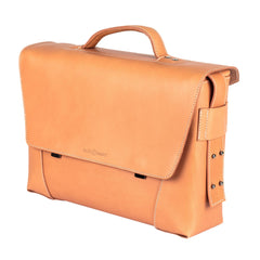 Ruitertassen Classic 2177 Leather Messenger Bag, Natural Leather Briefcase Ruitertassen 