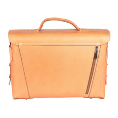 Ruitertassen Classic 2177 Leather Messenger Bag, Natural Leather Briefcase Ruitertassen 