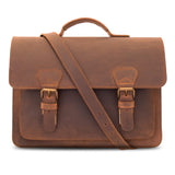 Ruitertassen Classic 2103 Leather Briefcase, Ranger Brown Leather Briefcase Ruitertassen 