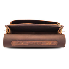 Ruitertassen Classic 2103 Leather Briefcase, Ranger Brown Leather Briefcase Ruitertassen 