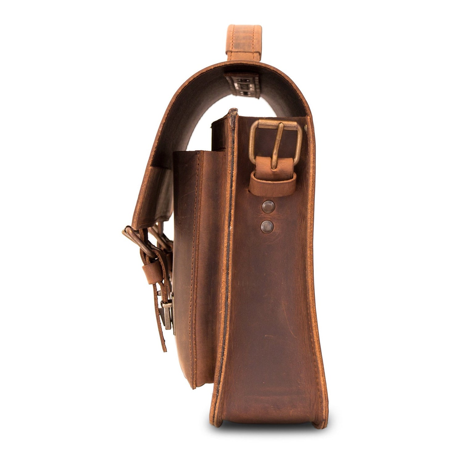 Ruitertassen Classic 2103 Leather Briefcase, Ranger Brown Leather Briefcase Ruitertassen 