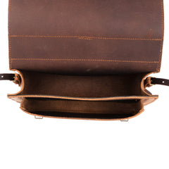 Ruitertassen Classic Kids' School Bag, Brown Leather Bag Ruitertassen 