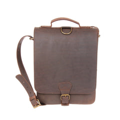 Ruitertassen Classic 2526 Leather Shoulder Bag, Ranger Brown Leather Messenger Bag Ruitertassen 
