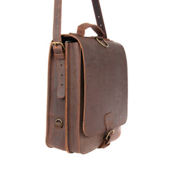 Ruitertassen Classic 2526 Leather Shoulder Bag, Ranger Brown Leather Messenger Bag Ruitertassen 