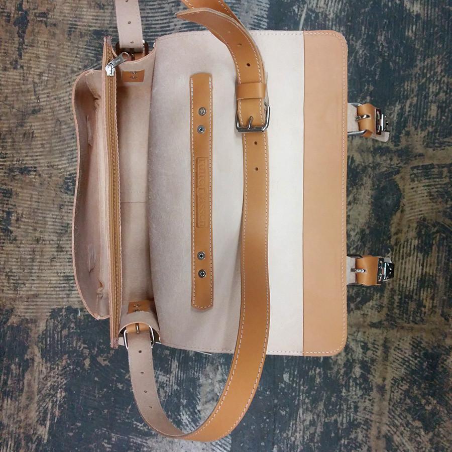 Ruitertassen Classic 2103 Leather Briefcase, Natural Leather Briefcase Ruitertassen 