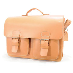 Ruitertassen Classic 2358 Leather Messenger Bag, Natural Leather Messenger Bag Ruitertassen 