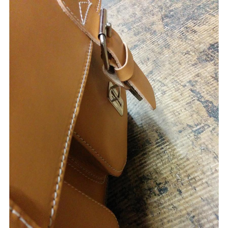 Ruitertassen Classic 2358 Leather Messenger Bag, Natural Leather Messenger Bag Ruitertassen 