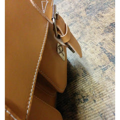 Ruitertassen Classic 2358 Leather Messenger Bag, Natural Leather Messenger Bag Ruitertassen 
