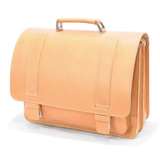 Ruitertassen Classic 2437 Leather Briefcase, Natural Leather Briefcase Ruitertassen 
