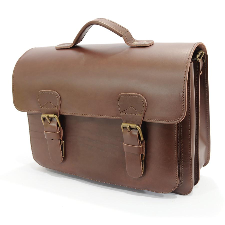 Ruitertassen Classic 2140 Leather Briefcase, Dark Brown Leather Briefcase Ruitertassen 